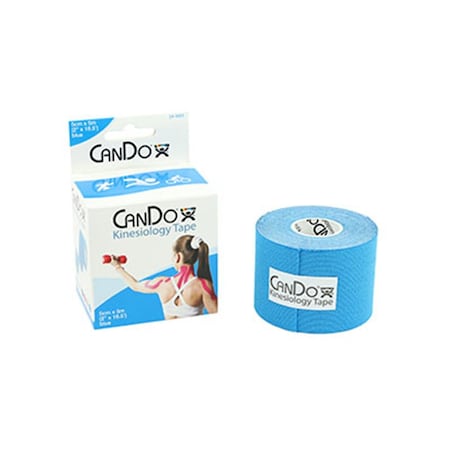 Fabrication Enterprises 2 in. x 16.5 ft. Kinesiology Tape, Blue - 10 Rolls 24-4851-10